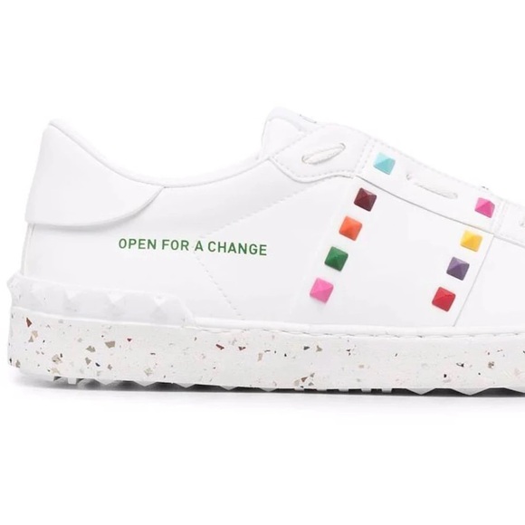 Valentino Garavani Multi Colored Rockstud Sneakers - Picture 2 of 13